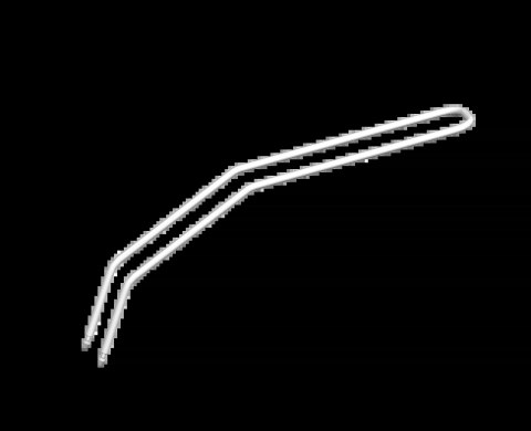 Hamax - Pałąk mocujący do małych ram do fotelika rowerowego Caress, Zenith, Amaze, Amiga