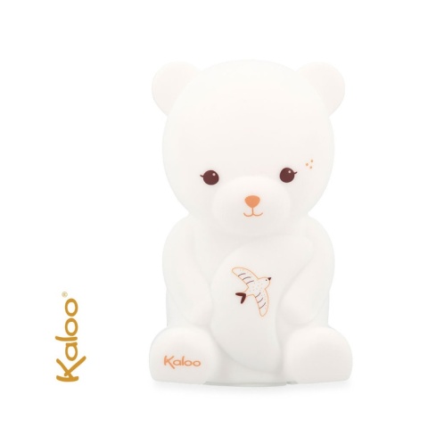 Kaloo Lampka nocna dla dzieci silikonowa dotykowa USB Miś Intempoler