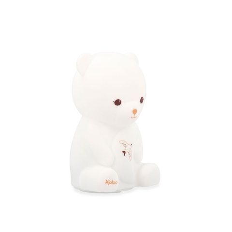 Kaloo Lampka nocna dla dzieci silikonowa dotykowa USB Miś Intempoler