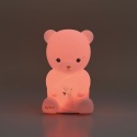Kaloo Lampka nocna dla dzieci silikonowa dotykowa USB Miś Intempoler