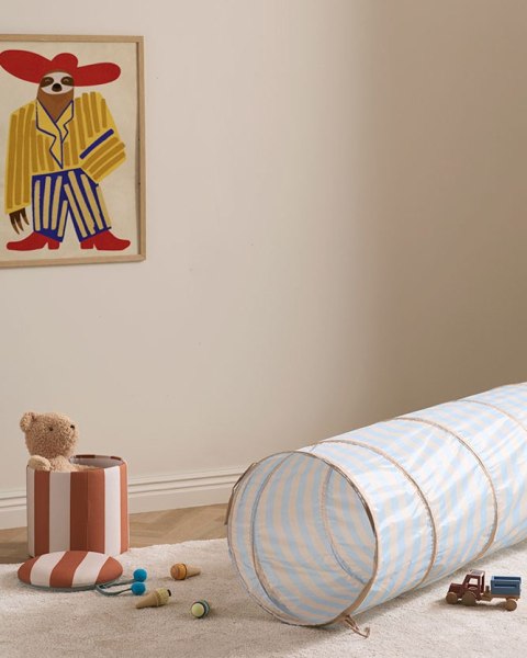 Kid's Concept - pufa cylindryczna ze schowkiem, brązowy