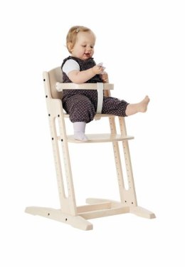 BabyDan - krzesełko do karmienia DanChair + tacka DanTray ZESTAW, bielony