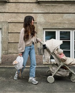 Elodie Details - wózek spacerowy MONDO, autumn rose + pałąk do wózka - ZESTAW