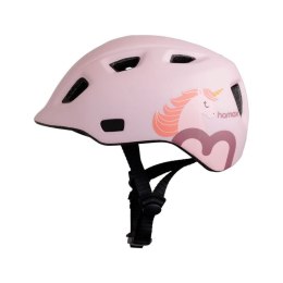 Hamax - kask dziecięcy Thundercap - rozmiar 47-52, różowy z jednorożcem