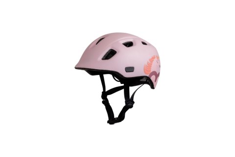 Hamax - kask dziecięcy Thundercap - rozmiar 47-52, różowy z jednorożcem