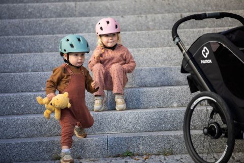 Hamax - kask dziecięcy Thundercap - rozmiar 47-52, różowy z jednorożcem