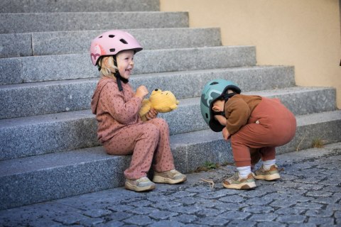 Hamax - kask dziecięcy Thundercap - rozmiar 47-52, zielony z dinozaurem