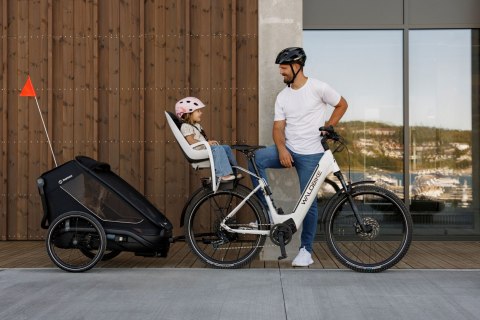 Hamax - przyczepka rowerowa Outback Next, podwójna, black