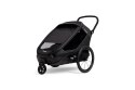 Hamax - przyczepka rowerowa Outback Next, podwójna, black