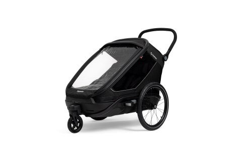 Hamax - przyczepka rowerowa Outback Next, podwójna, black