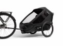 Hamax - przyczepka rowerowa Outback Next, podwójna, black
