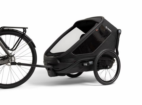 Hamax - przyczepka rowerowa Outback Next, podwójna, black