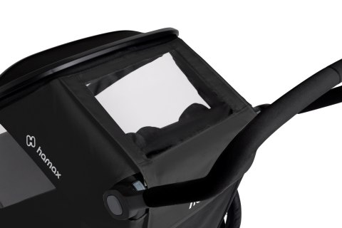 Hamax - przyczepka rowerowa Outback Next, podwójna, black