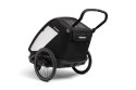 Hamax - przyczepka rowerowa Outback Next, podwójna, black