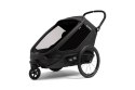 Hamax - przyczepka rowerowa Outback Next, podwójna, black