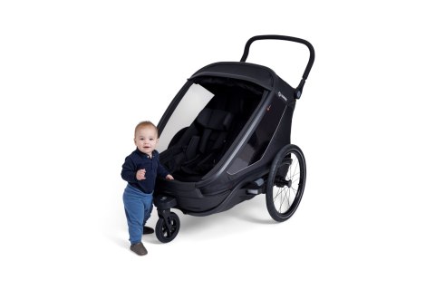 Hamax - przyczepka rowerowa Outback Next, podwójna, black
