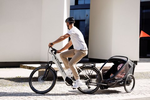 Hamax - przyczepka rowerowa Outback Next, podwójna, black