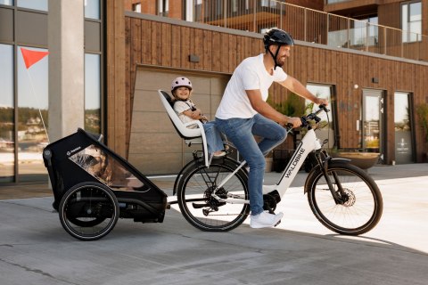 Hamax - przyczepka rowerowa Outback Next, podwójna, black