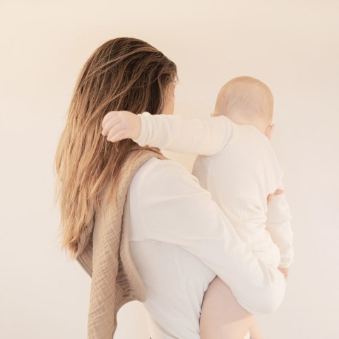 LEANDER - podkład muślinowy na przewijak MATTY™, 2-pak, cappuccino/mocca