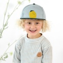 Lassig Czapka z daszkiem dziecięca Little Gang Lemon light blue/dark green