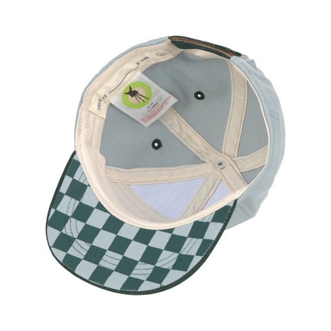Lassig Czapka z daszkiem dziecięca Little Gang Lemon light blue/dark green