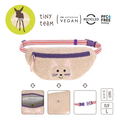 Lassig Mini nerka frotte Tiny Team Kotek