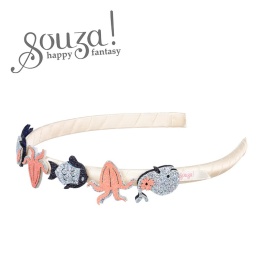 Souza! Opaska z brokatowymi zwierzątkami morskimi Pemme