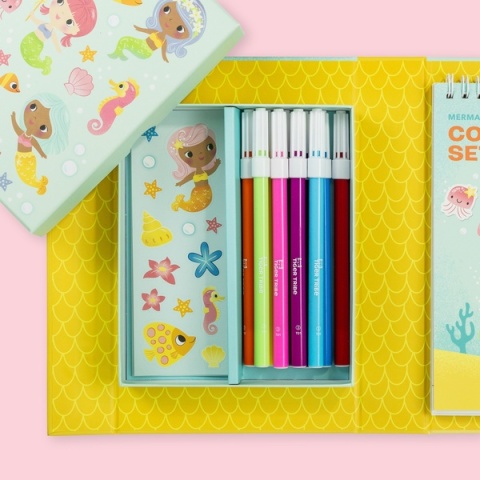 Tiger Tribe Zestaw Kolorowanek - Syrenki