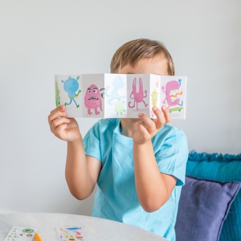 Tiger Tribe Zestaw z Folią Transferową - Wesołe Potworki