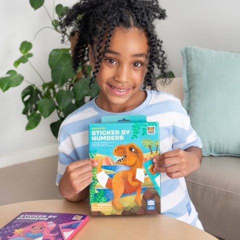 Tiger Tribe Wyklejanie po Numerach - Dinozaury