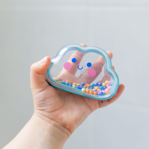 Tiger Tribe Zabawki Kąpielowe - Grzechotki Kolorowe Chmurki