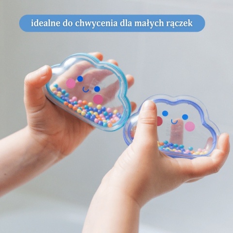 Tiger Tribe Zabawki Kąpielowe - Grzechotki Kolorowe Chmurki