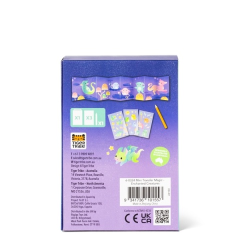 Tiger Tribe Zestaw z Folią Transferową - Zaczarowane Stworzenia