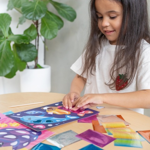 Tiger Tribe Zestaw Artystyczny z Folią - Magiczny Ocean