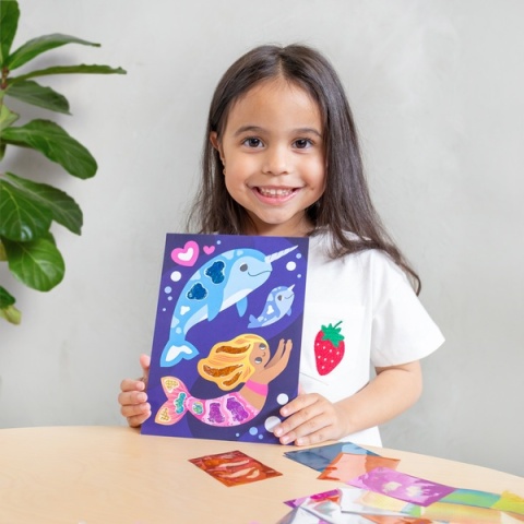 Tiger Tribe Zestaw Artystyczny z Folią - Magiczny Ocean