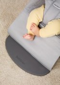 BABYBJORN - leżaczek BALANCE SOFT WOVEN/JERSEY Tri Fabric, Ciemny Szary + zabawka do leżaczka - Googly Eyes