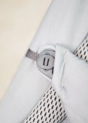 BABYBJORN - leżaczek BALANCE SOFT WOVEN/JERSEY Tri Fabric, Ciemny Szary + zabawka do leżaczka - Googly Eyes