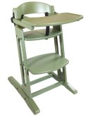 BabyDan - krzesełko do karmienia DanChair + tacka DanTray ZESTAW, tendril green
