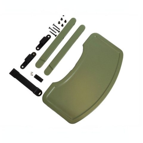 BabyDan - krzesełko do karmienia DanChair + tacka DanTray ZESTAW, tendril green