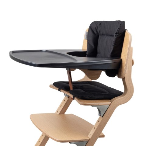 LEANDER - 2-częściowa poduszka do krzesełka do karmienia CLASSIC™ i LOUIE™, czarna