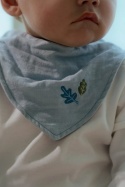 Little Dutch Apaszko-bandanka muślinowa - zestaw 2 szt. Pure Denim Blue