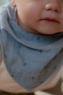Little Dutch Apaszko-bandanka muślinowa - zestaw 2 szt. Pure Denim Blue