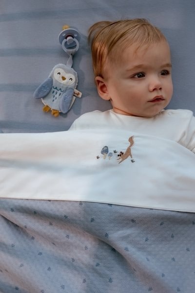 Little Dutch Apaszko-bandanka muślinowa - zestaw 2 szt. Pure Denim Blue