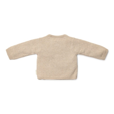 Little Dutch Kardigan kopertowy Soft Beige Melee