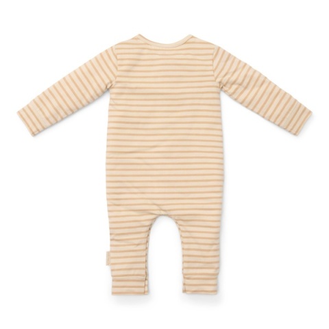 Little Dutch Piżamka jednoczęściowa Natural Stripes - 62/68