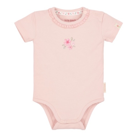 Little Dutch Body z krótkim rękawem Blossom 62 cm