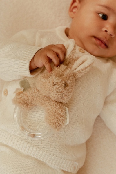 Little Dutch Kardigan kopertowy Off White