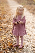 Little Dutch Rajstopy 2-pak Sand/Velvet Rose - 74/80
