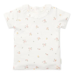 Little Dutch T-shirt z krótkim rękawem White Meadows - 74