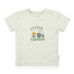 Little Dutch T-shirt z krótkim rękawem Farm Green - 74